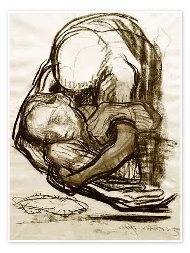 Death takes a woman to be de Käthe Kollwitz akg-images
