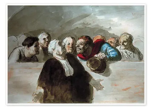 Defense Attorney de Honoré Daumier akg-images