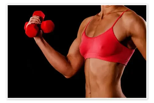 Deportiva con pesas rojas Editors Choice