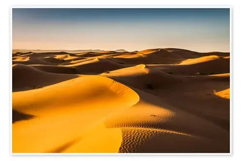 Desert landscape at sunrise de Andreas Wonisch