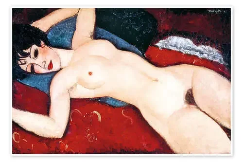Desnudo, durmiendo de Amedeo Modigliani Everett Collection