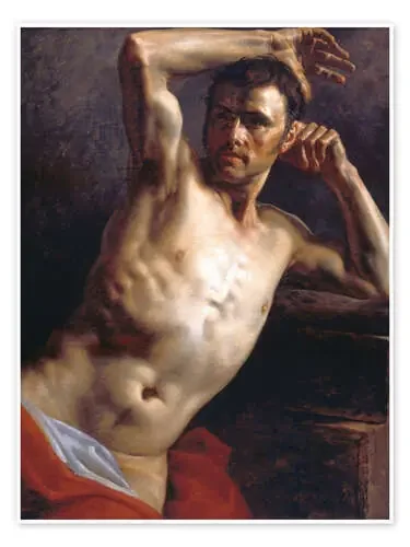 Desnudo masculino de Theodore Gericault Bridgeman Images