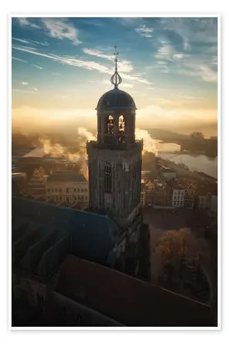 Deventer covered by fog de Martin Podt