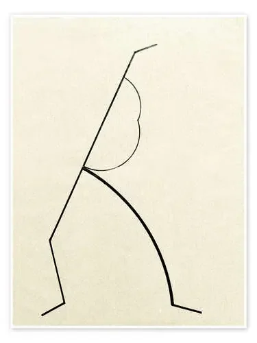 Dibujo analítico basado en fotografías de la bailarina Palucca, 1925 I de Wassily Kandinsky akg-images