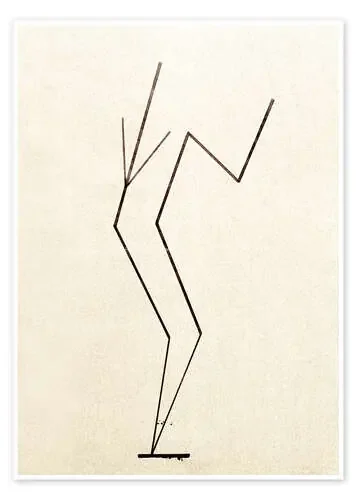 Dibujo analítico basado en fotografías de la bailarina Palucca, 1925 II de Wassily Kandinsky akg-images