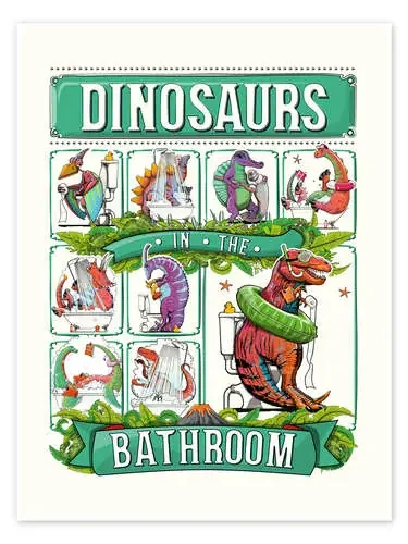 Dinosaurs in the Bathroom de Wyatt9