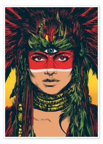 Diosa Azteca I de Paola Morpheus