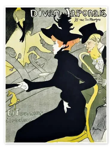 Divan Japonais de Henri de Toulouse-Lautrec Master Collection