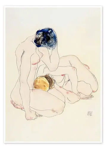 Dos amigos de Egon Schiele Master Collection