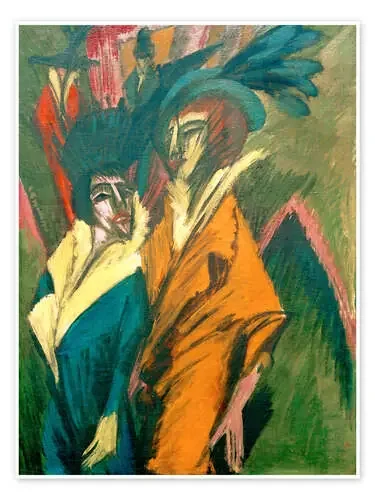 Dos mujeres en la calle de Ernst Ludwig Kirchner akg-images