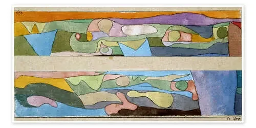 Dos pequeñas acuarelas de Paul Klee Bridgeman Images