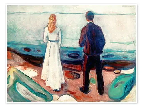 Dos seres humanos. Los solitarios de Edvard Munch akg-images