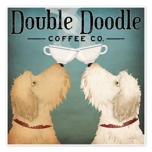 Double Doodle Coffee Co. de Ryan Fowler Wild Apple Graphics
