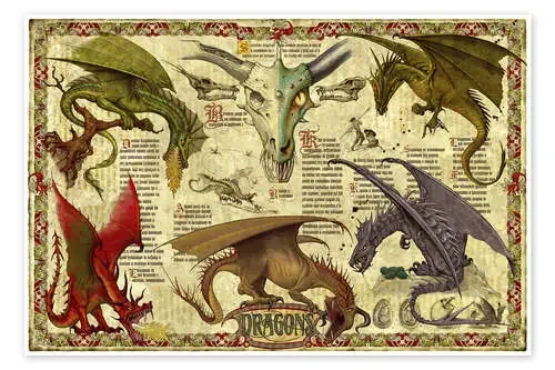 Dragon study de Garry Walton MGL Licensing