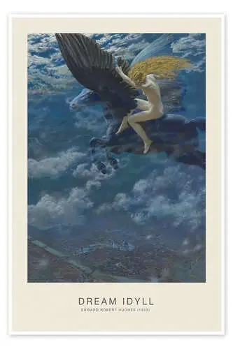 Dream Idyll, 1902 de Edward Robert Hughes Exhibition Posters