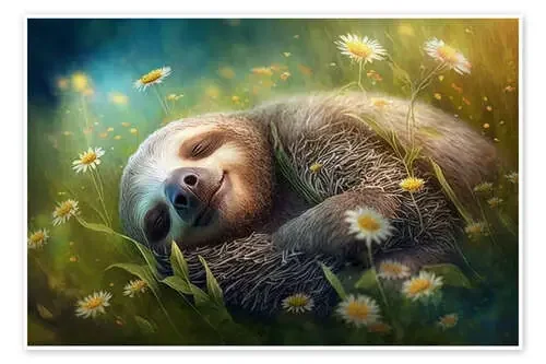 Dreaming Sloth de Michael artefacti