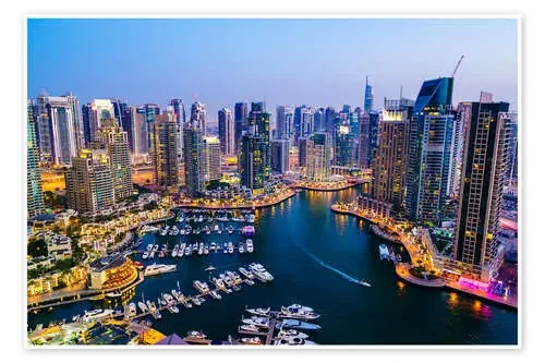 Dubai Marina, Dubai, United Arab Emirates, Middle East de Fraser Hall Robert Harding