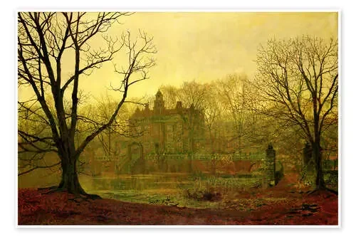 Dusk in Yorkshire de John Atkinson Grimshaw Bridgeman Images