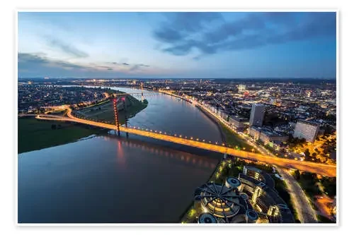 Dusseldorf in the evening de Michael Valjak
