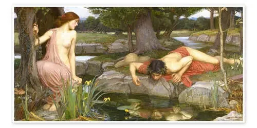 Eco y Narciso de John William Waterhouse Master Collection