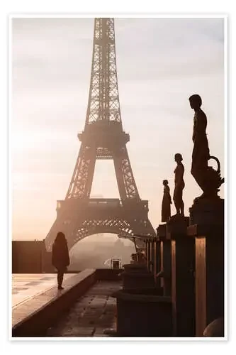 Eiffel tower from Trocadero, Paris de Matteo Colombo