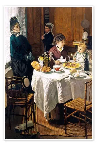 El almuerzo de Claude Monet Master Collection