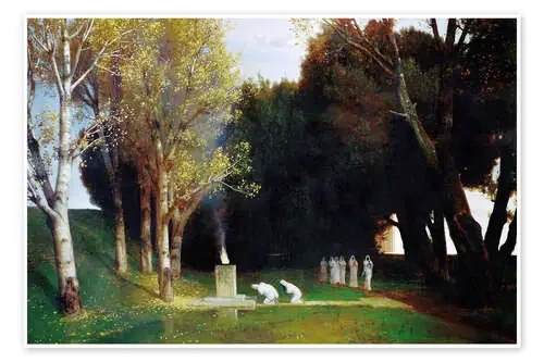 El bosquecillo sagrado de Arnold Böcklin akg-images