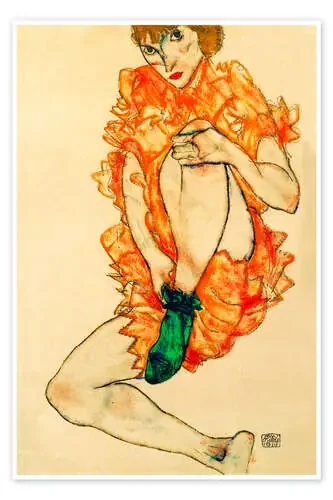 El calcetín verde de Egon Schiele akg-images