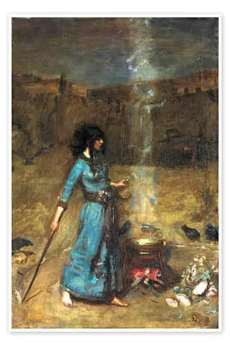 El círculo mágico de John William Waterhouse Bridgeman Images