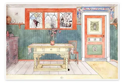 El comedor de Carl Larsson Bridgeman Images