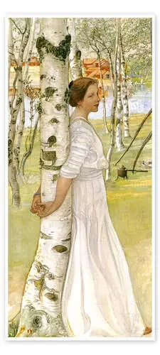 El desayuno en el campo de Carl Larsson Bridgeman Images