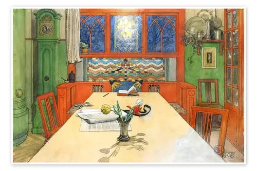 El día ha terminado, ¡buenas noches! de Carl Larsson Bridgeman Images