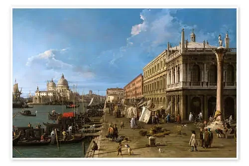 El embarcadero con la biblioteca de Antonio Canaletto Master Collection