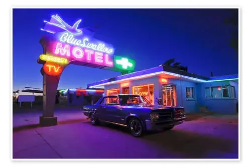 El famoso motel Blue Swallow Danita Delimont
