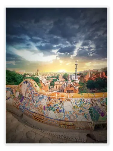 El famoso parque Güell Editors Choice