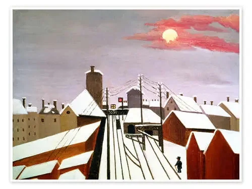 El ferrocarril de Henri Rousseau Bridgeman Images