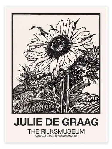 El girasol – Museo del Reino de Julie de Graag Exhibition Posters