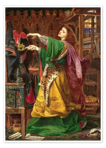El hada Morgana de Dante Charles Gabriel Rossetti Master Collection