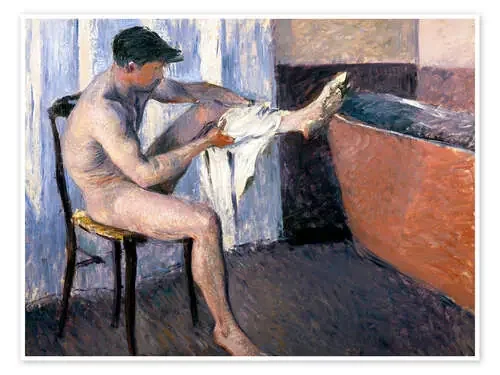 El hombre se está secando de Gustave Caillebotte Bridgeman Images