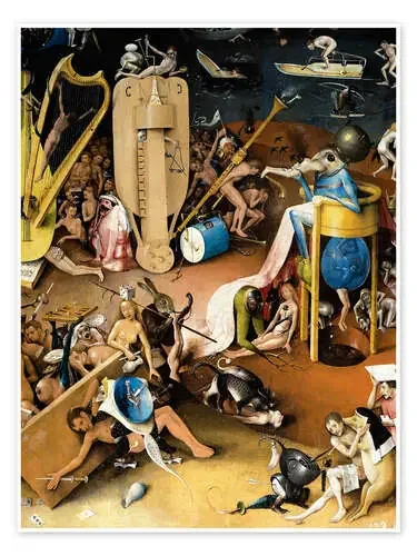 El jardín de las delicias – El infierno (detalle) II de Hieronymus Bosch Master Collection