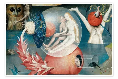 El jardín de las delicias – La Tierra tras el Diluvio Universal (detalle) de Hieronymus Bosch Master Collection