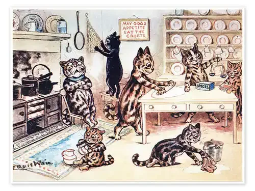 El libro de los gatos 13 de Louis Wain Master Collection