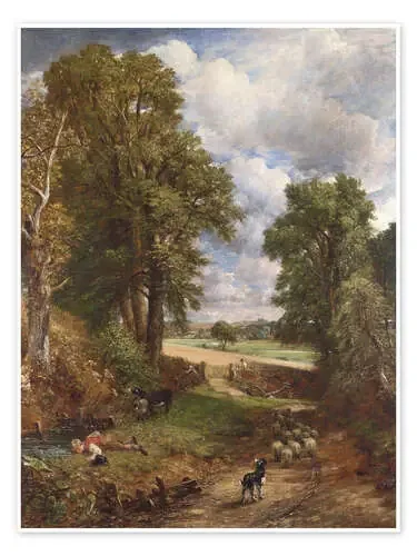 El maizal de John Constable Master Collection