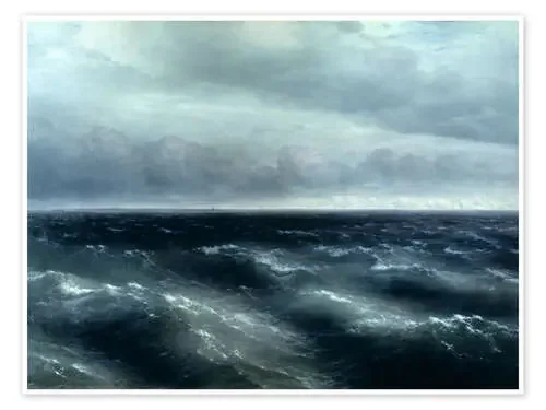 El mar negro de Ivan Konstantinovich Aivazovsky Bridgeman Images