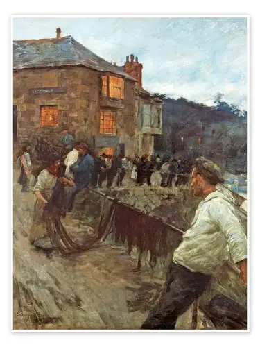 El muelle en Newlyn de Stanhope Alexander Forbes Master Collection