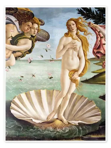 El nacimiento de Venus (detalle) de Sandro Botticelli Master Collection