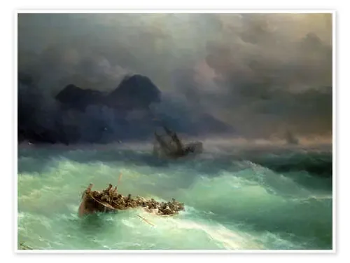 El naufragio de Ivan Konstantinovich Aivazovsky Bridgeman Images