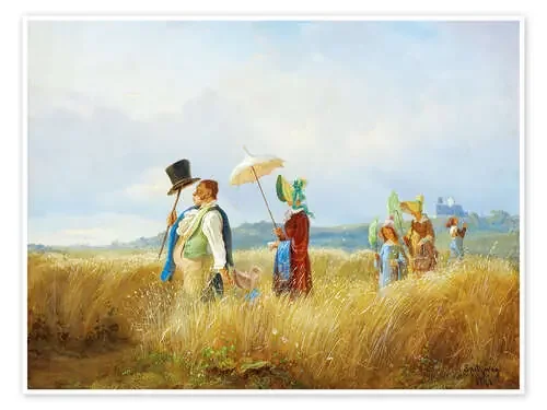 El paseo de domingo de Carl Spitzweg Master Collection