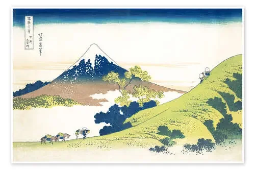 El paso de Inume en la provincia de Kai de Katsushika Hokusai Master Collection
