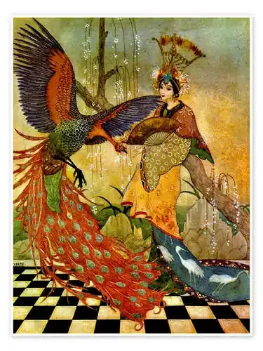 El pavo real asiático de Thomas Mackenzie Master Collection
